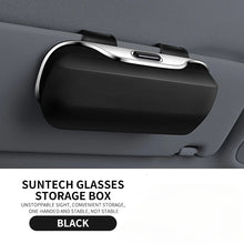 Load image into Gallery viewer, Multifunction Car Glasses Box Portable Car Sunglasses Holder Car Driving Glasses Holder Eyeglass Case Sun Visor