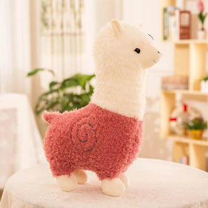 Cute 28cm Alpaca Plush Toy - Random Color, Funny Grass Mud Horse, Kids Gift, Birthday