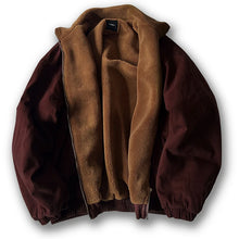 Load image into Gallery viewer, Japanese Vintage Polar Fleece Jacket Men Winter Streetwear Coat