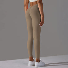 Load image into Gallery viewer, Women Fitness Leggings Workout Gym Running Scrunch Leggings Sexy Back V High Waist Trousers Jogging Active Wear Tight Pants