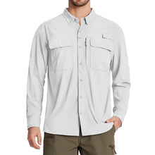 Load image into Gallery viewer, TACVASEN Men&#39;s UPF 50+ Sun Protection Fishing Shirt - Quick Dry, Long Sleeve, Breathable