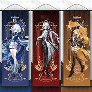 Anime Impact Furina Neuvillette Arlecchino Canvas Poster Wall Art
