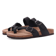 Load image into Gallery viewer, Comwarm Fashion Women's Suede Mules Slippers Men Clogs Cork Insole Sandals With Arch Support Outdoor Beach Slides Home Shoes