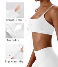 Load image into Gallery viewer, Super soft fabric back cross sports bra fitness top women's high-quality yoga clothes women's fitness running bra fitness yoga b