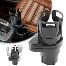 Load image into Gallery viewer, Adjustable Dual Cup Holder Car Mount Multifunction with Phone Holder Car Cup Expansion Adapter for Vehicle Cup Holers