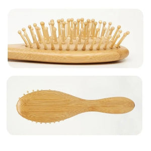 Bamboo Children's Air Cushion Comb - Gentle Scalp Care Massage for Babies