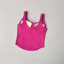 Load image into Gallery viewer, Women Sexy Sports Bra Crop Tops Tube Top Bra Female Streetwear Sleeveless Camis Seamless Sport Lingerie Tee Crop Top Sports Vest