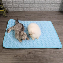 Load image into Gallery viewer, Pet Summer Cooling Ice Mat Breathable Dog Bed Cat Cooling Pad Pet Supplies