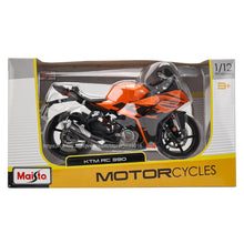 Load image into Gallery viewer, Maisto 1:12 KTM RC 390 690 DUKE 1290 Alloy Motorcycle Model Toy Collectible