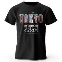 Load image into Gallery viewer, Tokyo Printed Fashion Forward 100% Cotton T-Shirt, Ultra Soft Round Neck Short Sleeve Tee, Perfect for Men &amp; Women
