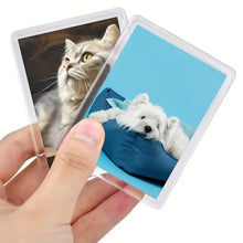 Load image into Gallery viewer, Small photo frame 12/20Pcs Blank Photo Frame Insert Fridge Magnets, Mini Magnetic Refrigerator Photo Picture Frames