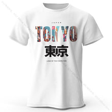 Load image into Gallery viewer, Tokyo Printed Fashion Forward 100% Cotton T-Shirt, Ultra Soft Round Neck Short Sleeve Tee, Perfect for Men &amp; Women