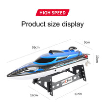 Load image into Gallery viewer, HJ808 RC Boat 25km/h - High-Speed Remote Control Racing Ship Toy for Children