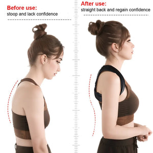 Unisex Adjustable Posture Corrector Clavicle Support for Neck, Back, Shoulder Pain Relief
