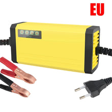 Load image into Gallery viewer, Car Battery Charger 12V 2A 220V Power Puls Repair Charger Wet Dry Lead Acid Battery LED Display Moto Truck Battery Charger