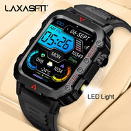 Outdoor Military Smartwatch – Bluetooth Calling, 1.73” LED Display, Sports & Fitness Watch