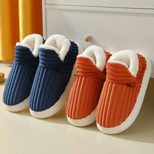 Load image into Gallery viewer, Evshine Soft Sole Slippers For Women Winter Fashion Women Fur Slippers Fuzzy Plush Men Slippers Warm Furry Women Cotton Shoes