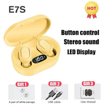 Load image into Gallery viewer, E7S TWS Wireless Headphones Bluetooth Earphone Control Sport Headset Waterproof Microphone Music Earphone Work On All Smartphone