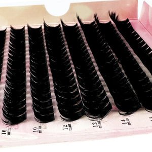 Mixed Tray 50D 60D 80D Individual 3D Russia Volume Mink Lashes Cluster Eyelashes