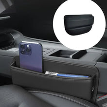 Load image into Gallery viewer, Car Seat Gap Organizer Universal PU Leather Console Side Pocket Auto Crevice Filler Storage Box Interior Accessories
