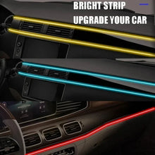 Load image into Gallery viewer, RGB Car Interior Atmosphere Light Strip 5M App Control Ambient LED Light USB Fiber Optic Lamp Decor for Auto DIY Universal Fit