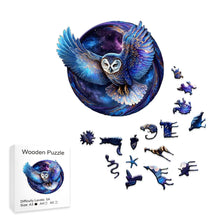 Load image into Gallery viewer, Owl Wooden Puzzles - Creative Shapes, Perfect Gifts