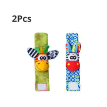 Load image into Gallery viewer, Baby Puzzle Wrist Rattle - Developmental Visual &amp; Auditory Toy Set