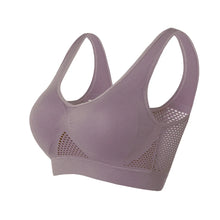 Load image into Gallery viewer, Breathable Sports Bra Top Fitness Women Brassiere Removable Padded Sport Bra Running Gym Seamless Push Up Bras