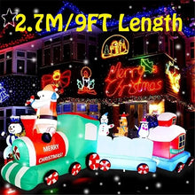Load image into Gallery viewer, Christmas Inflatable Decoration Toy Built-in LED Lights Inflatable Model Ornament Xmas Party New Year Garden Indoor Outdoor Deco
