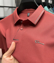 Load image into Gallery viewer, High end luxury brand fashion hot diamond short sleeve Advanced printed POLO shirt summer new Korean version men's lapel T-shirt
