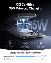 Load image into Gallery viewer, Baseus Qi2 Magnetic Power Bank 10000mah 15W Wireless Charging 22.5W Wired Charge Qi2-Certified for iPhone 16 15 14 13 12 Pro Max