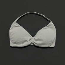 Load image into Gallery viewer, HISTELLO Strappy Bra Gym Top Women High Support Thin Strap Halter Sports Seamless Bras Scrunch Push-up Workout Yoga Tank Tops