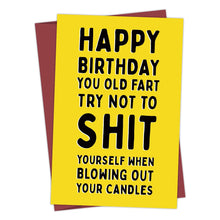 Load image into Gallery viewer, 1pcs, Funny Happy Birthday Card,Anniversary Year Old Card,Happy Birthday Card for Him Husband Boyfriend Girlfriend Wife Her