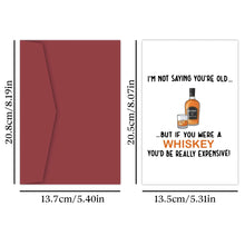 Load image into Gallery viewer, Funny Birthday Card for Father,But If You Were A Whisky You'd Be Really Expensive!,Birthday Greeting Card for Dad Friend,Family