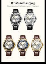 Load image into Gallery viewer, OLEVS 6661 Top of the line Original Skeleton Men's Automatic Mechanical Watch Waterproof and Luminous Men's Watch Reloj Hombre