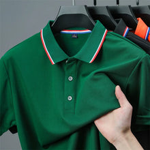Load image into Gallery viewer, 2025 New Men's Casual Solid Color Short Sleeved Polo Shirt Summer Fashionable and Comfortable Versatile Top