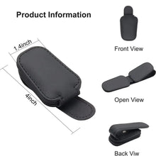 Load image into Gallery viewer, Car Sun Visor Glasses Case Sunglasses Clip Card Ticket Holder Fastener Pen Box For Tesla Model 3 Model Y Model S Model X Plaid