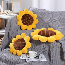Load image into Gallery viewer, Sunflower Throw Pillow,Flower Shaped Pillows Floor Pillow Seating Cushion,Seating Cushion,Cute Room Decor &amp; Plush Pillow for Bed
