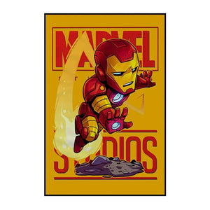 Marvel Wall Art Posters SpiderMan Iron Man Avengers Superhero Disney Kid Room Decor Cartoon Canvas Painting Picture Print