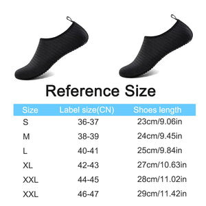 2024 Unisex Quick-Dry Beach Water Shoes Breathable Anti-Slip Swimming Sneakers