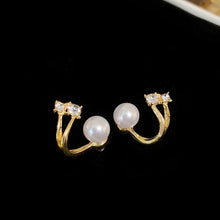 Load image into Gallery viewer, Imitation Pearl Earrings For Women Heart Round Stud Earrings Elegant Love Ear Stud Party Wedding Jewelry Valantine Day Gifts