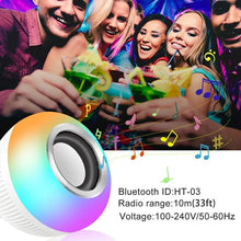 Load image into Gallery viewer, Bluetooth Bulb Speaker! Music, Color &amp; App Control