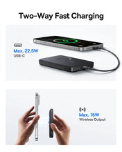 Load image into Gallery viewer, Baseus Qi2 Magnetic Power Bank 10000mah 15W Wireless Charging 22.5W Wired Charge Qi2-Certified for iPhone 16 15 14 13 12 Pro Max
