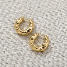 Load image into Gallery viewer, Mariasz Minimalist New Hot Sell Trendy Plated Gold Color Circle Earrings for Women Ear Hoop Earring Classic Jewelry