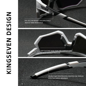 KINGSEVEN Photochromic Cycling Sunglasses UV Protection Fishing Bike Sport Eyewear