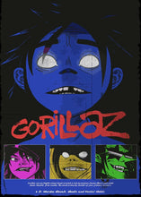 Load image into Gallery viewer, Virtual Anime Rock Band Gorillaz Poster Modern Music Album Cover Canvas Painting Wall Art for Club Living Room Home Decor Mural
