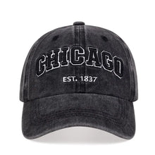 Load image into Gallery viewer, Chicago Letter Baseball Cap: Unisex Snapback Hip Hop Hat