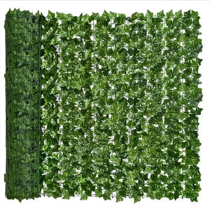 Artificial Ivy Hedge Green Leaf Fence Panels – Faux Privacy Fence Screen