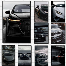 Load image into Gallery viewer, Modern Wall Art - AMG RS6 M4 HD Canvas Poster, Industrial Style Oil Painting Print