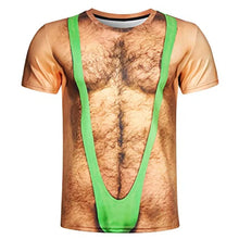 Load image into Gallery viewer, Funny Hairy Chest Graphic T Shirt Men 3d Printed Muscle Fake Abs Short Sleeve T-shirt Summer Spring Cosplay Costume Tee Shirts